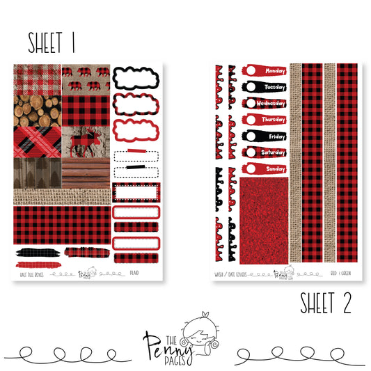 Plaid - Weeks vertical weekly kit