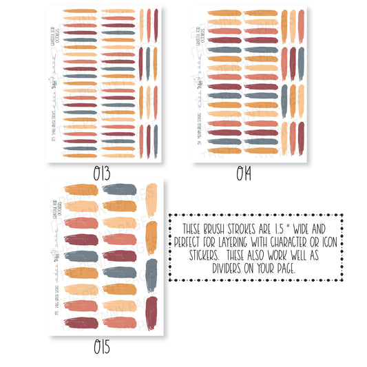 Brush Strokes - Grateful for Octobers