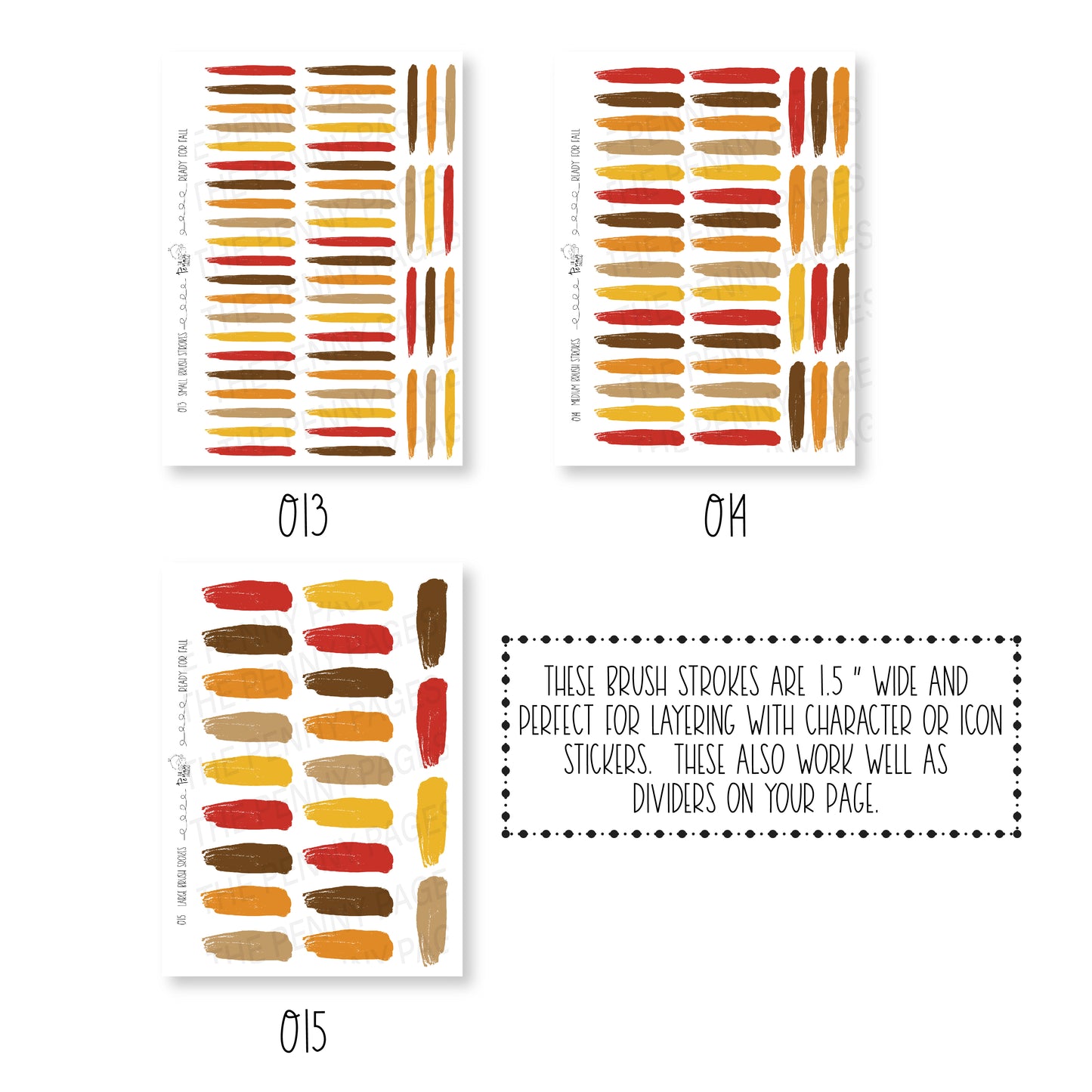 Brush Strokes - Ready for fall