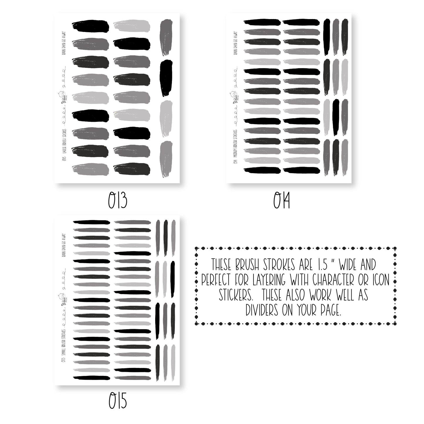 Brush Strokes - Rain rain go away