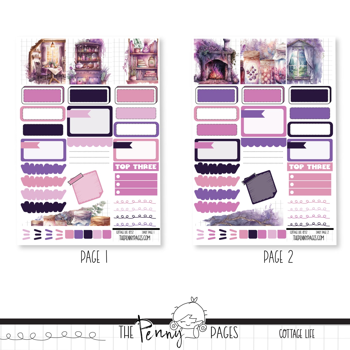 #1032 Cottage Life - Daily Pages