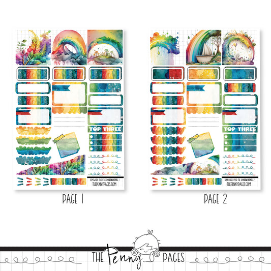 #1040 Somewhere over the rainbow - Daily Pages