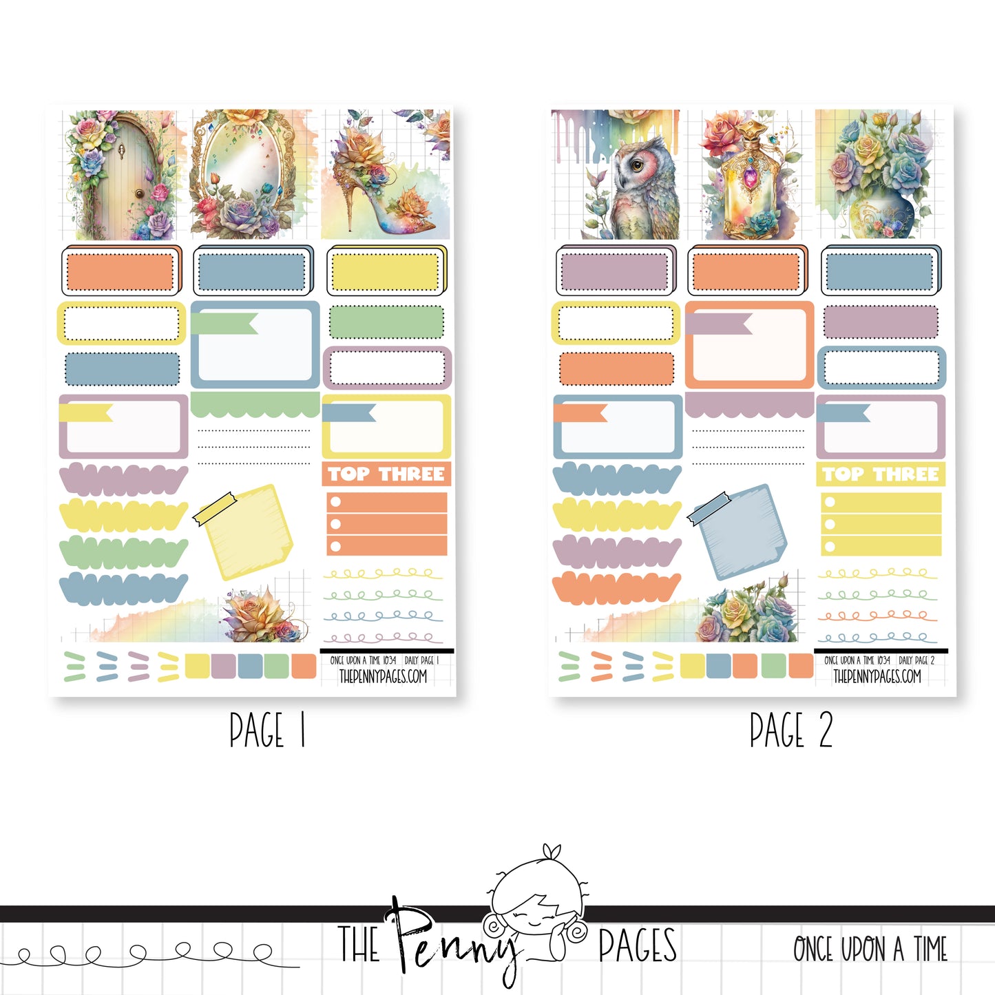 #1034 Once upon a time - Daily Pages