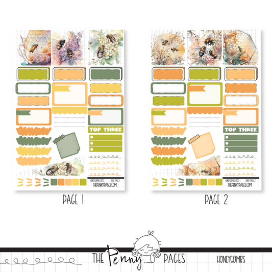 #1033 Honeycombs - Daily Pages