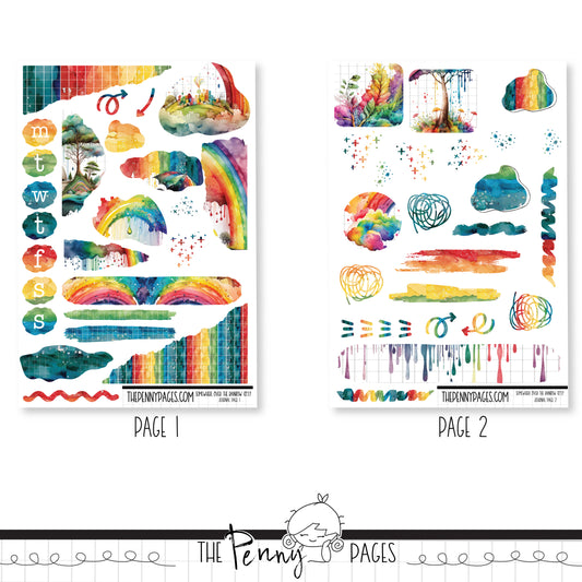 #1040 Somewhere over the rainbow - Journaling Kit