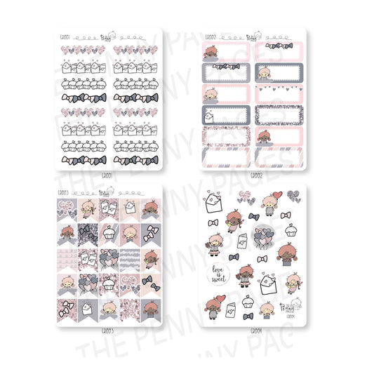 Give Love Decorative Sheets