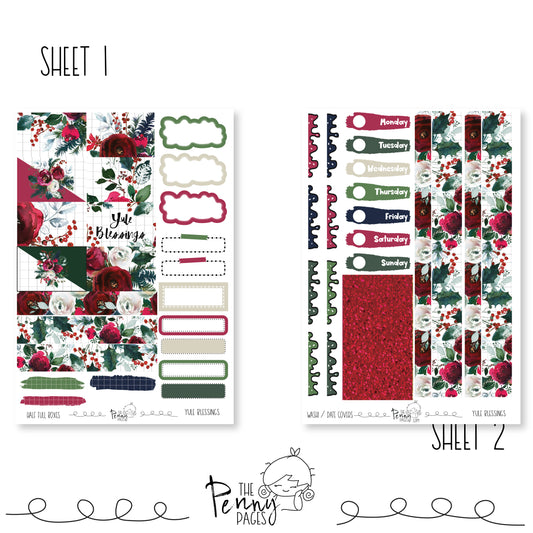 Yule Blessings - Weeks vertical weekly kit