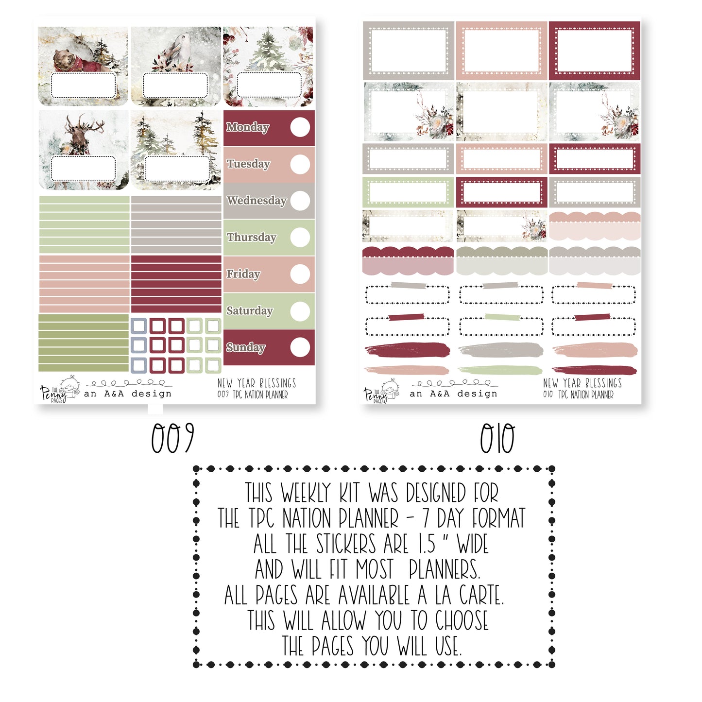 Pentrix Planner - New Year Blessings