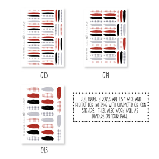 Brush Strokes - Red Wolf