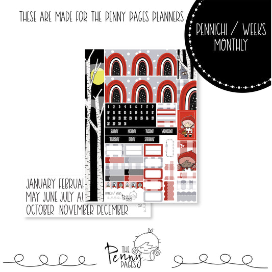 Various Size Monthly kit - Red Wolf