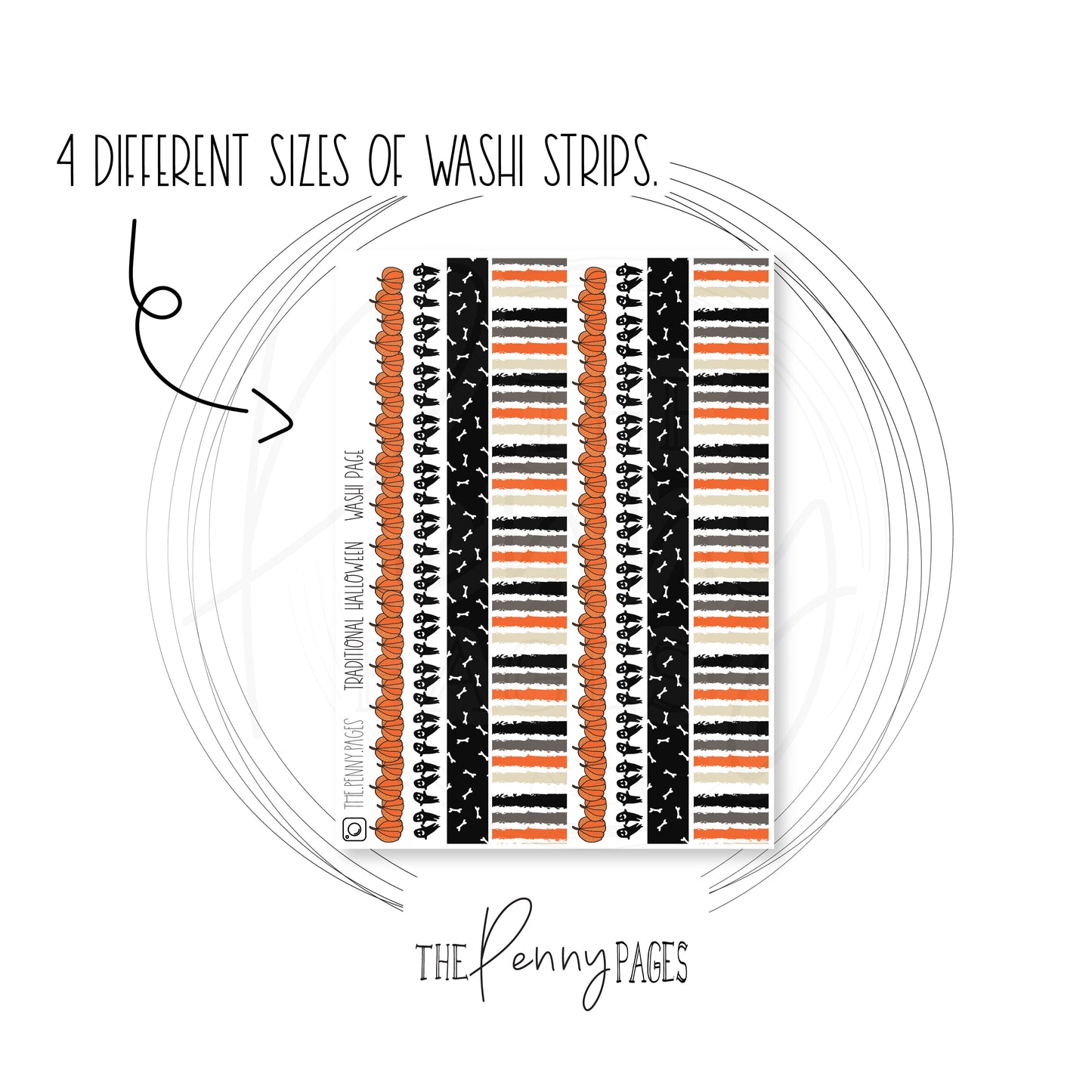 Traditional Halloween Large Washi