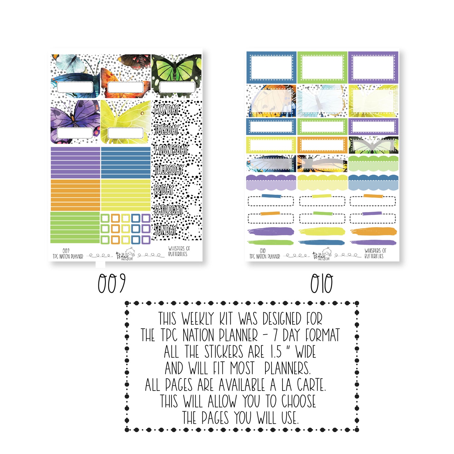 Pentrix Planner - Whispers of Butterflies