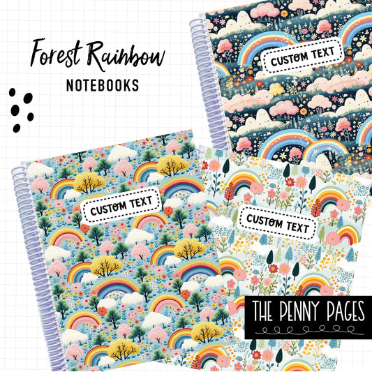 Forest Rainbows - Notebooks