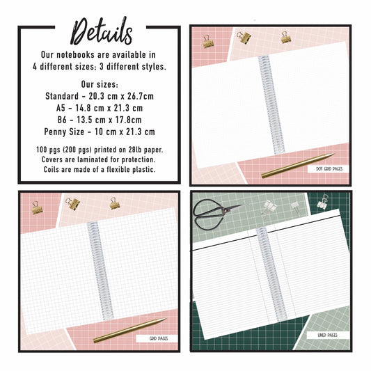 Retro Squiggles - Notebooks