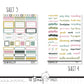 the printable planner stickers for the happy planner