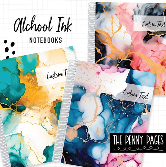 Alcohol Ink - Notebooks