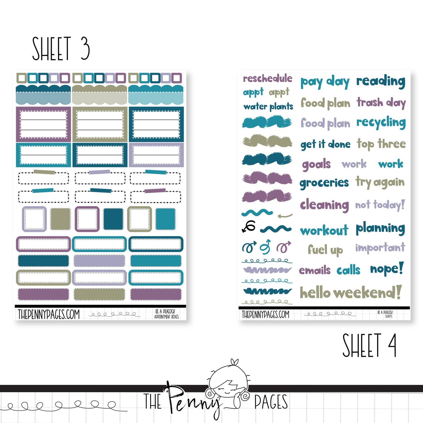 Be a Peacock - Standard Vertical