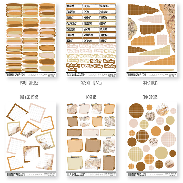Abstract & Grid - September 2023 - Beige