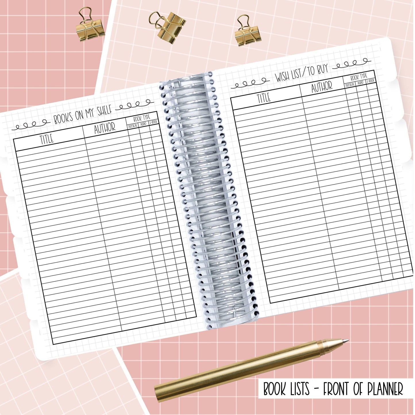 Book Planner - Rainbow Crackles