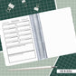 Book Planner - Ocean Stained Glass