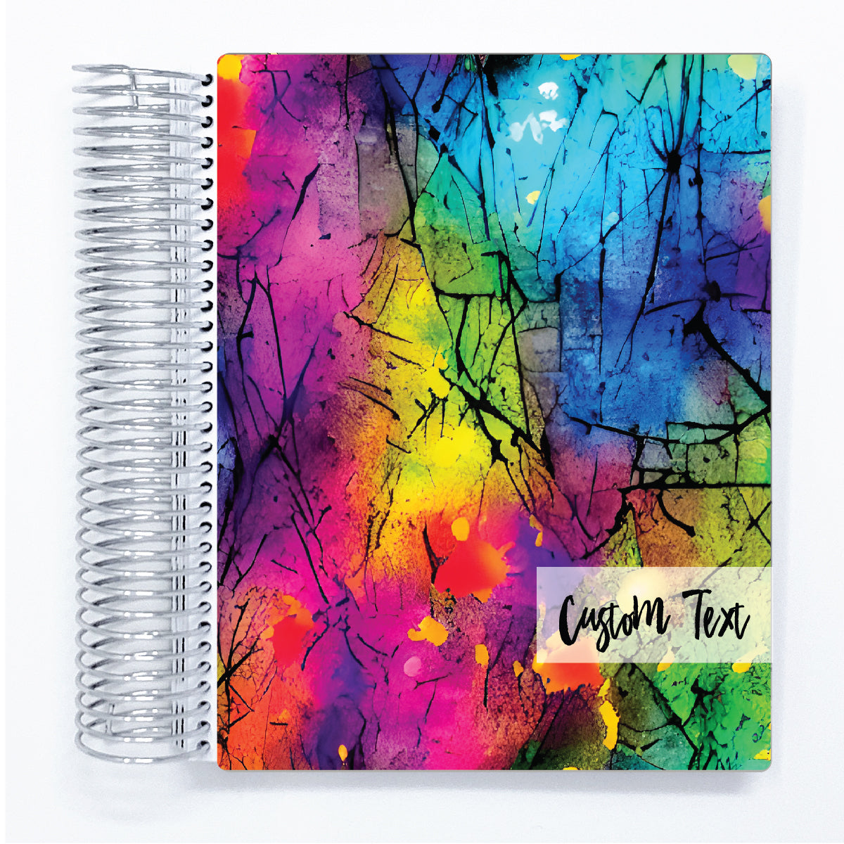 Book Planner - Rainbow Crackles