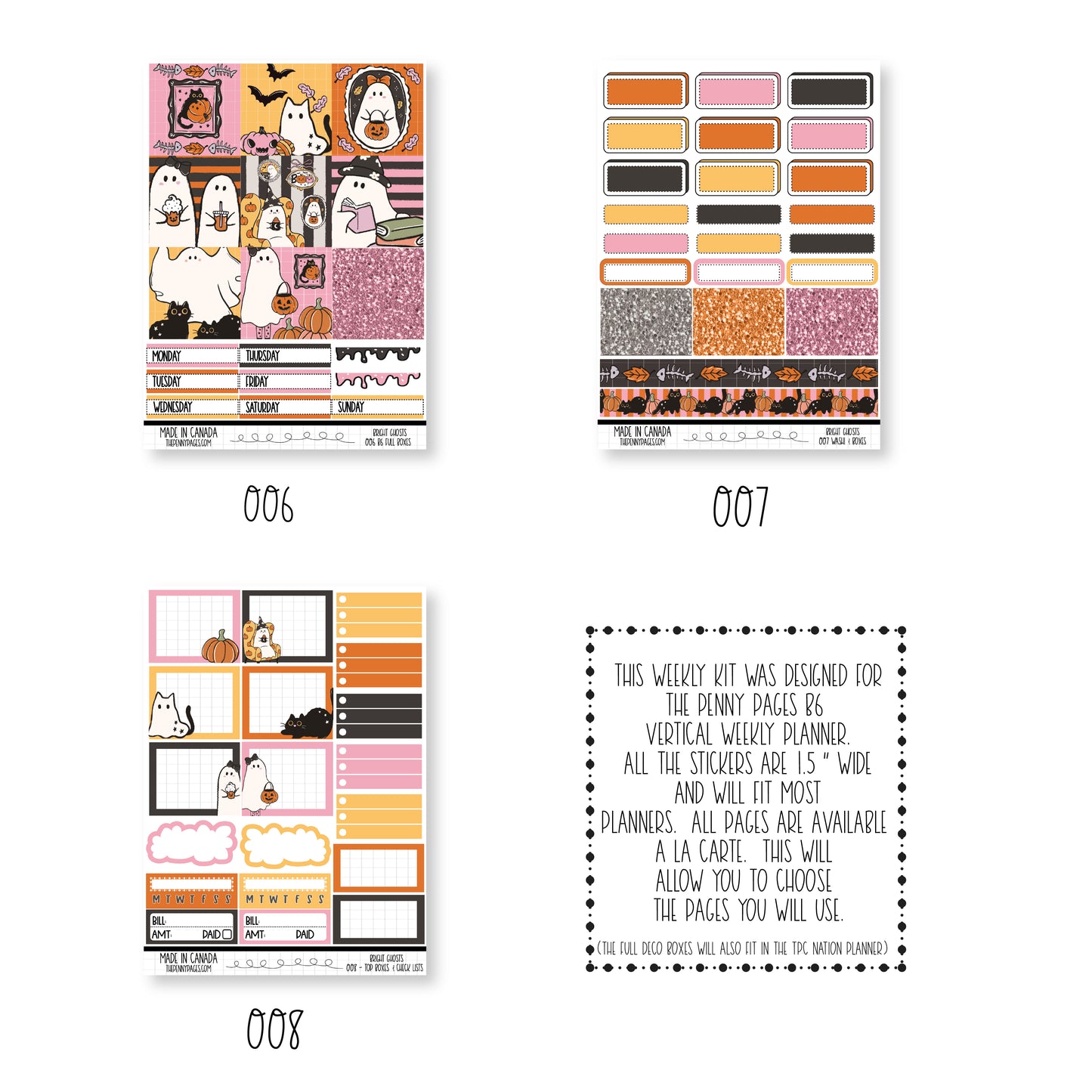 Bright Ghosts - B6 Weekly