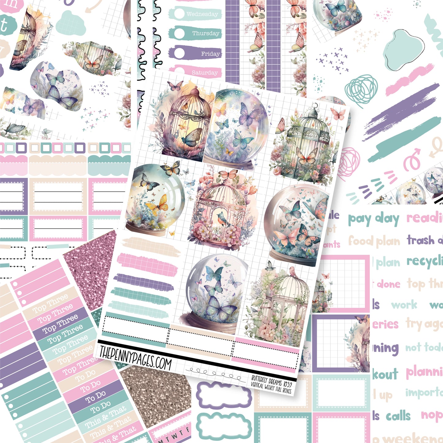 Butterfly Dreams - A5 weekly ( 1.3")