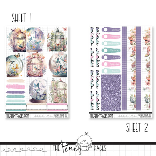 Butterfly Dreams - A5 weekly ( 1.3")