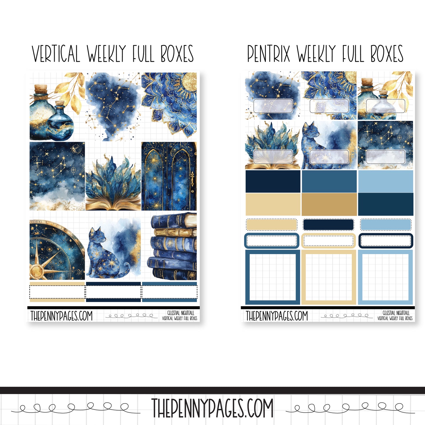 Celestial Nightfall - Large Sheets