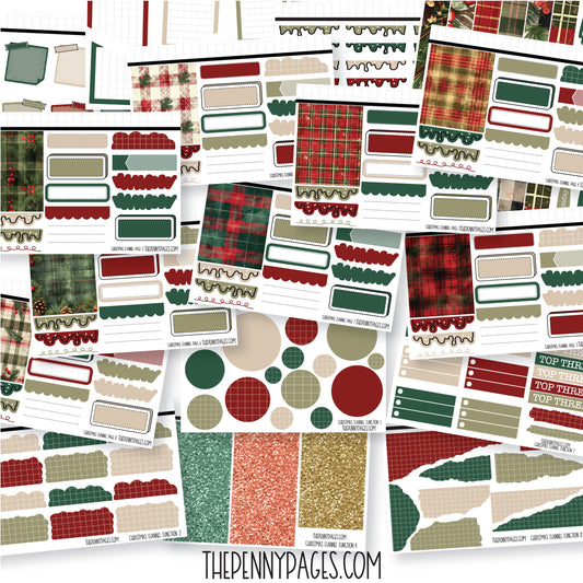 Christmas Flannel - Mini Sheets