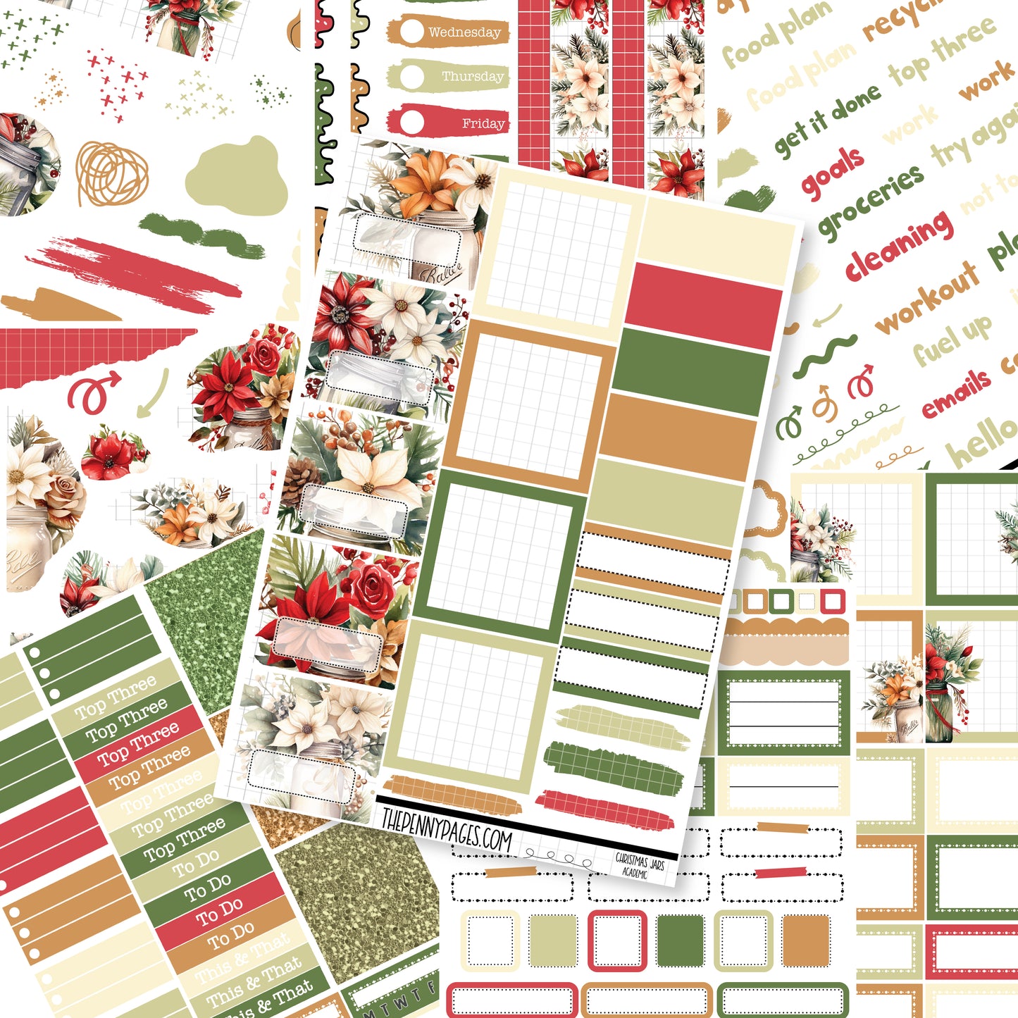 Christmas Jars- Pentrix / Pentrix weekly kit