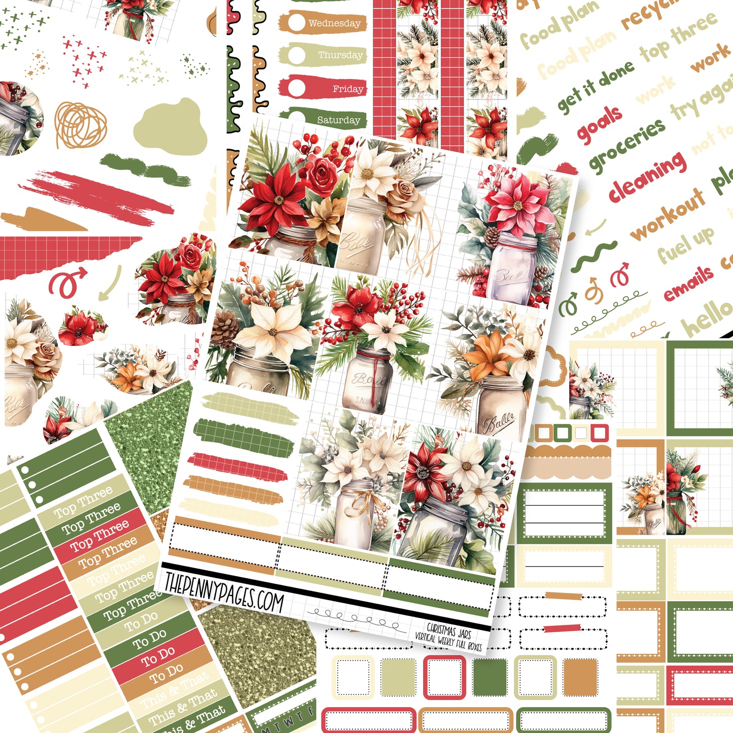 Christmas Jars - Standard Vertical