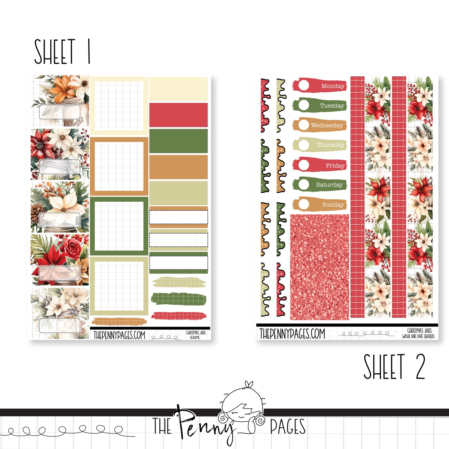Christmas Jars- Pentrix / Pentrix weekly kit