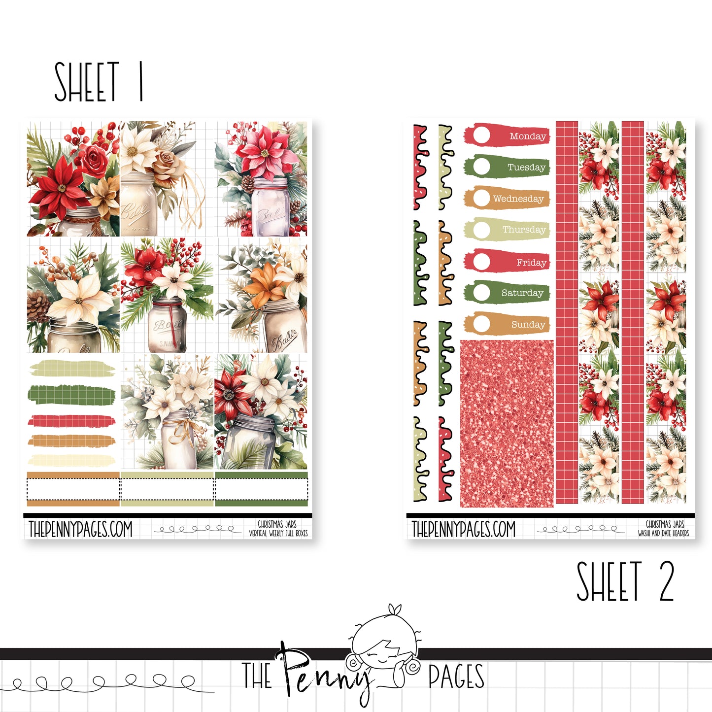 Christmas Jars - Standard Vertical