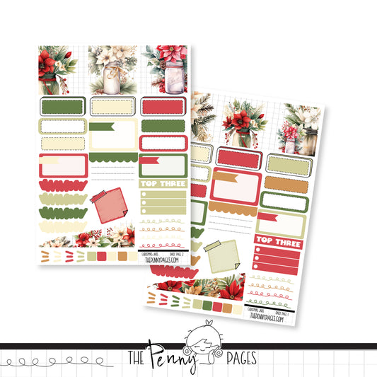 Christmas Jars - Daily Pages