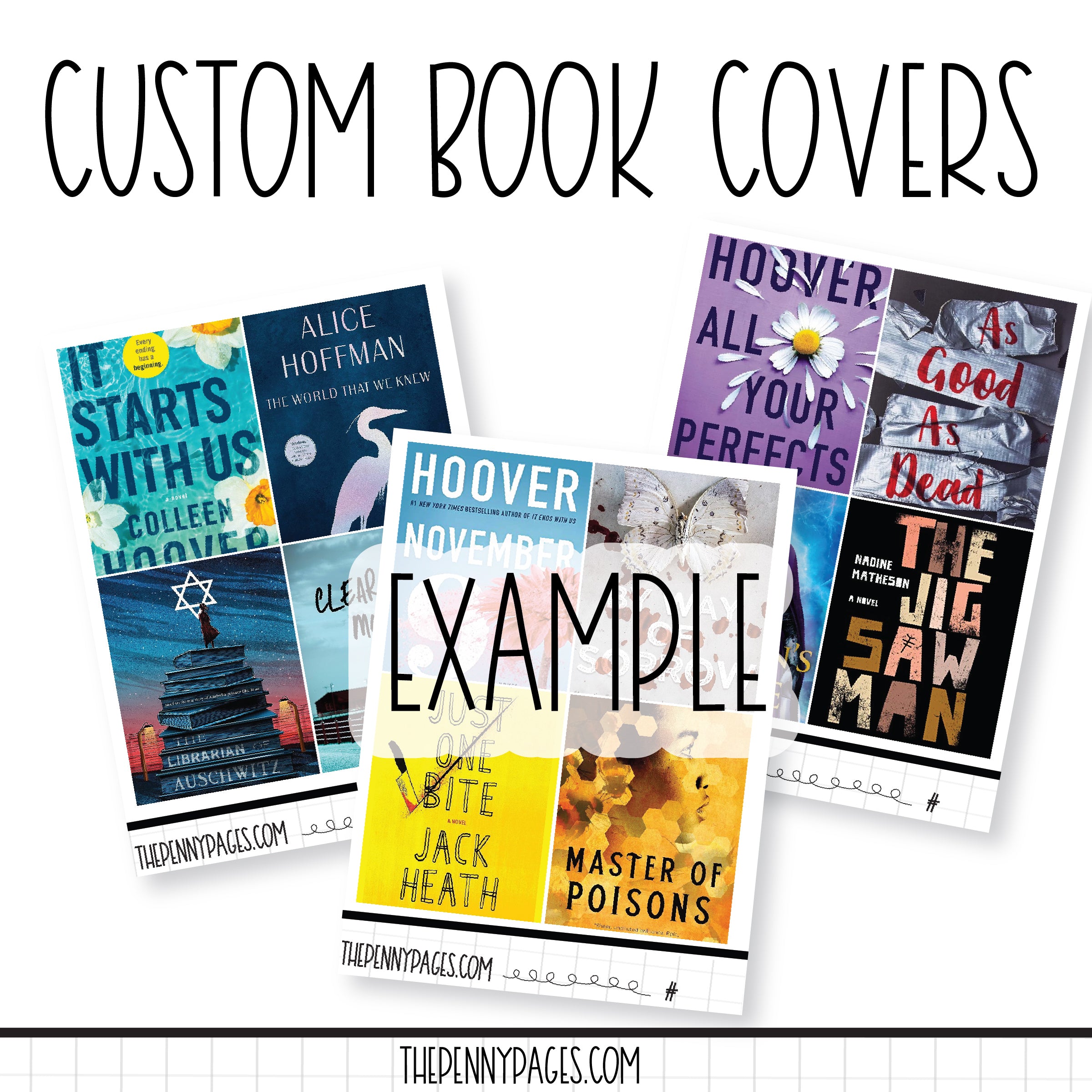Small Custom Book Covers – The Penny Pages