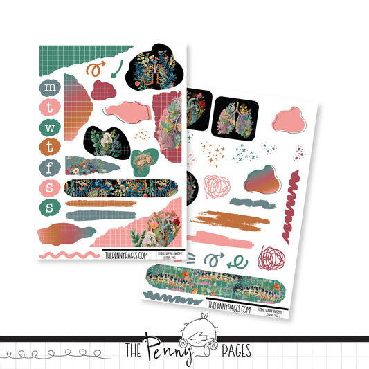 Floral Human Anatomy - Journaling Kit