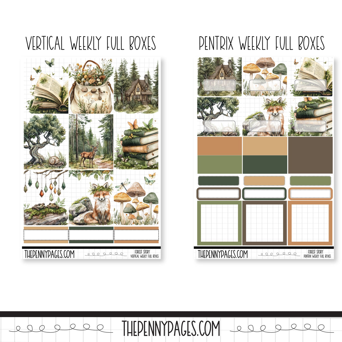 Forest Story - Large Sheets