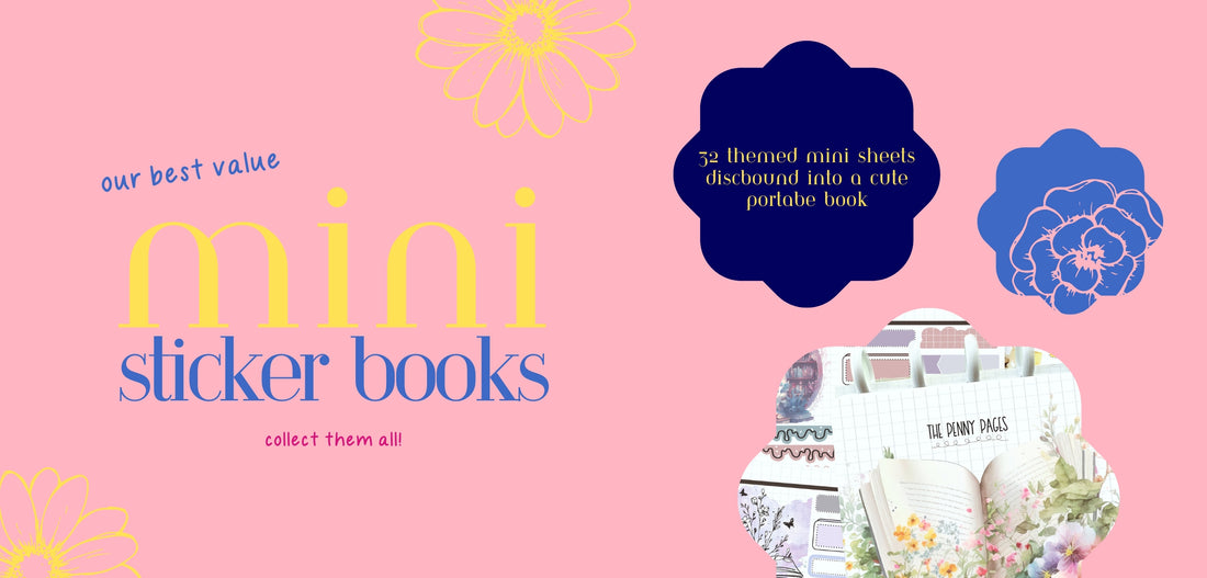 Mini Sticker Books β The Penny Pages