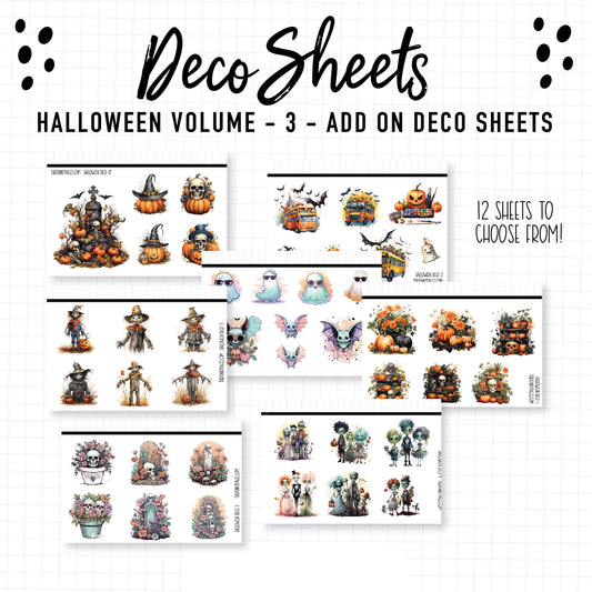 Mini Sheets - Volume 3 -Halloween Deco