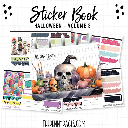 Sticker Book - Volume 3 - Halloween