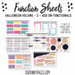 Mini Sheets - Volume 3 - Halloween Functional Add On