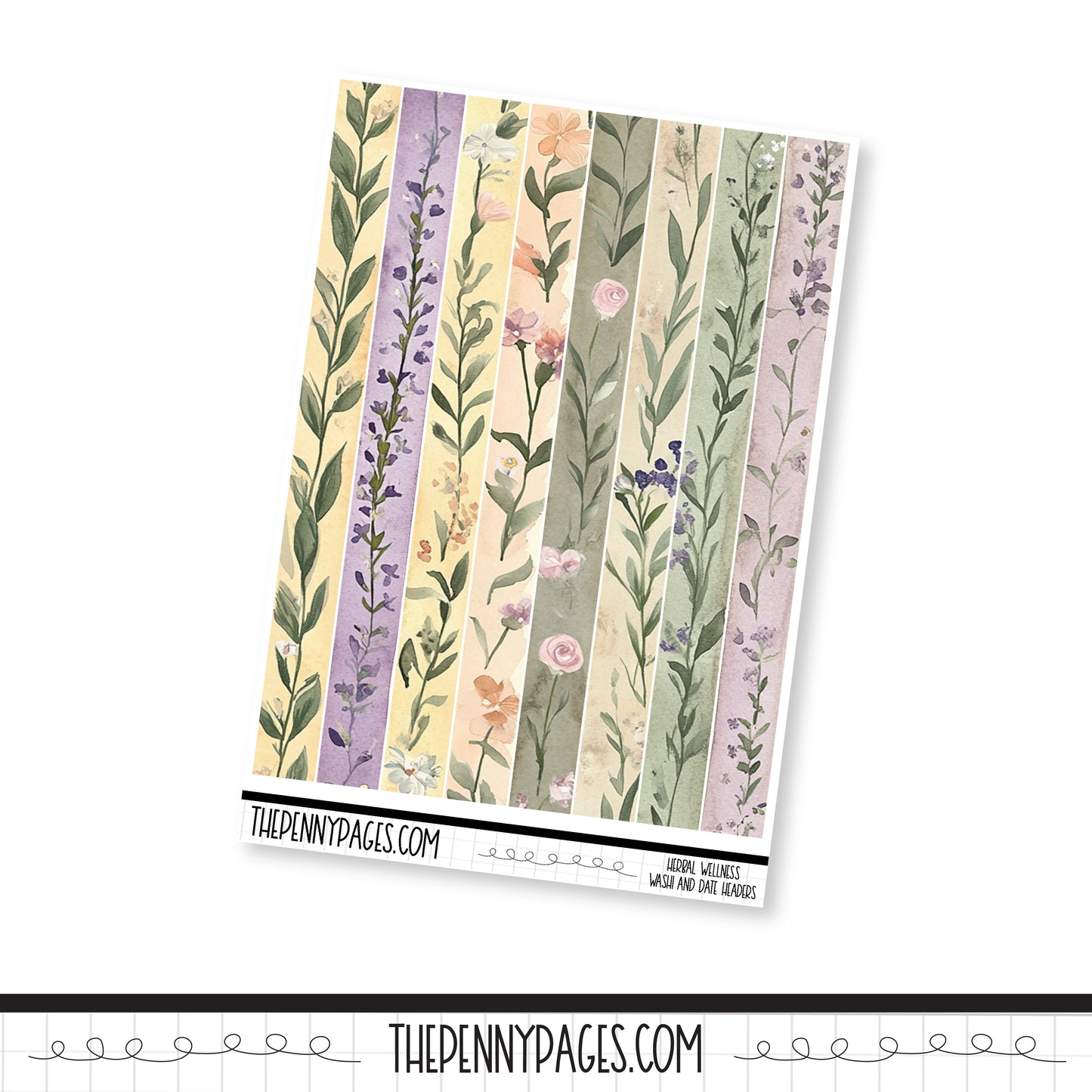 Herbal Wellness - Washi Page