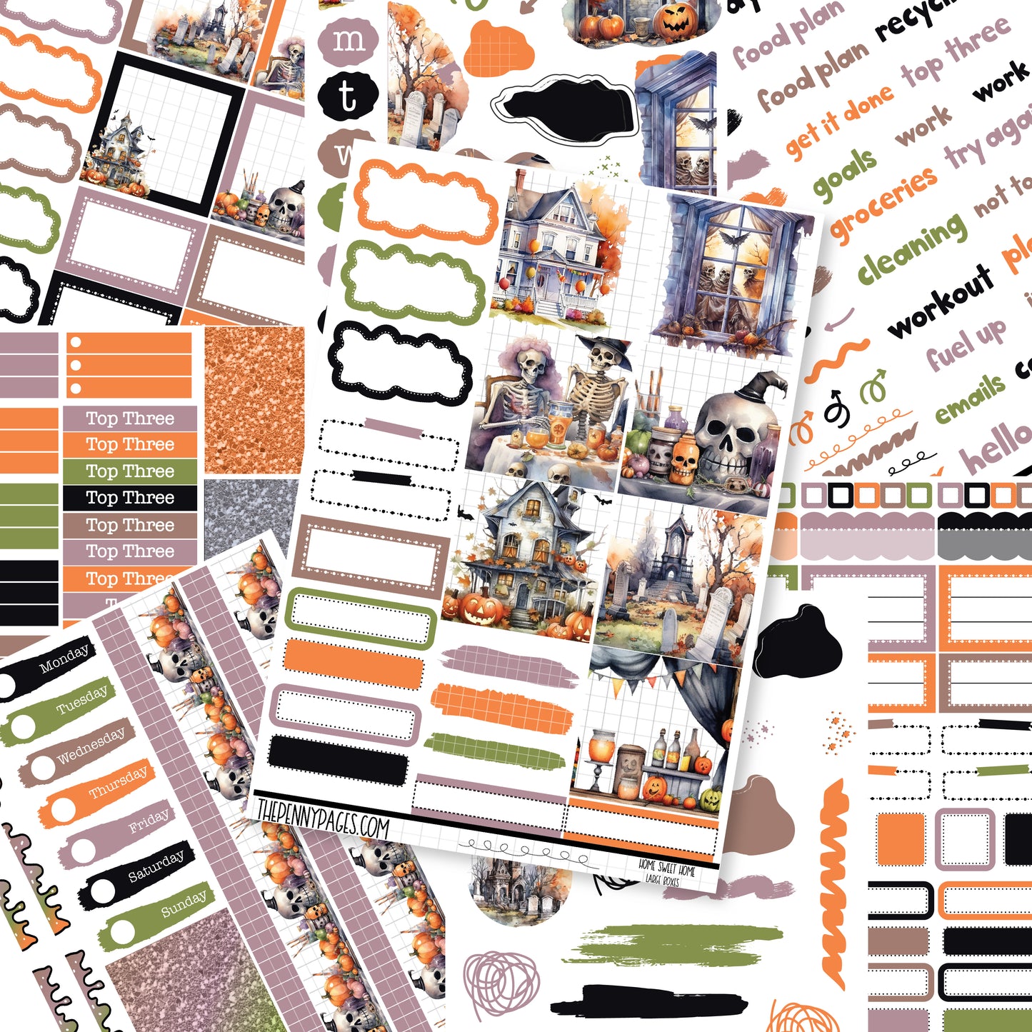 Home Sweet Home  - B6 vertical weekly kit