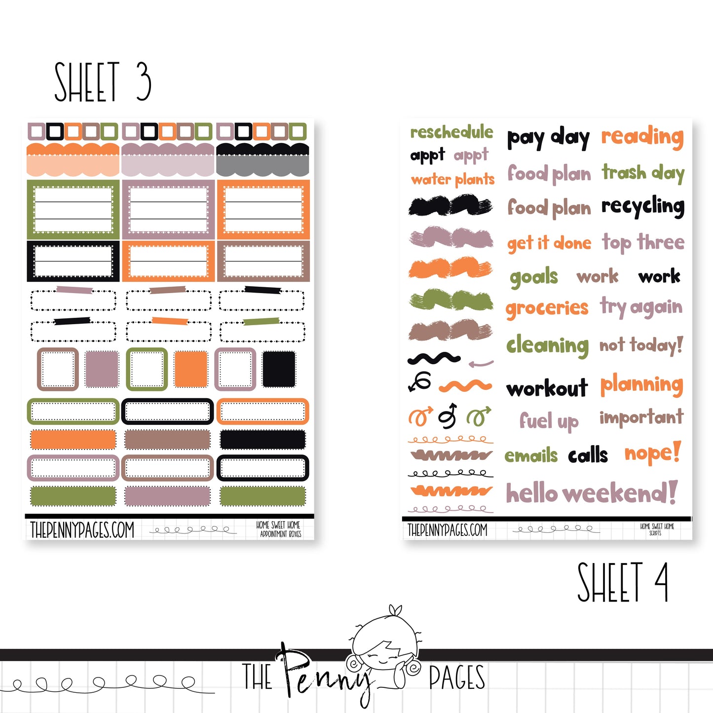 Home Sweet Home - A5 weekly ( 1.3")