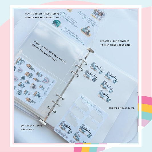 Leopard Daisy - Hybrid Sticker Book