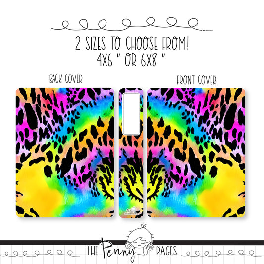 Leopard Swirls - Sticker Album *HOLO stars available*