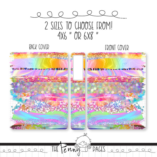 Pastel Rainbow - Sticker Album *HOLO stars available*