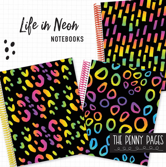 Life in Neon - Notebooks