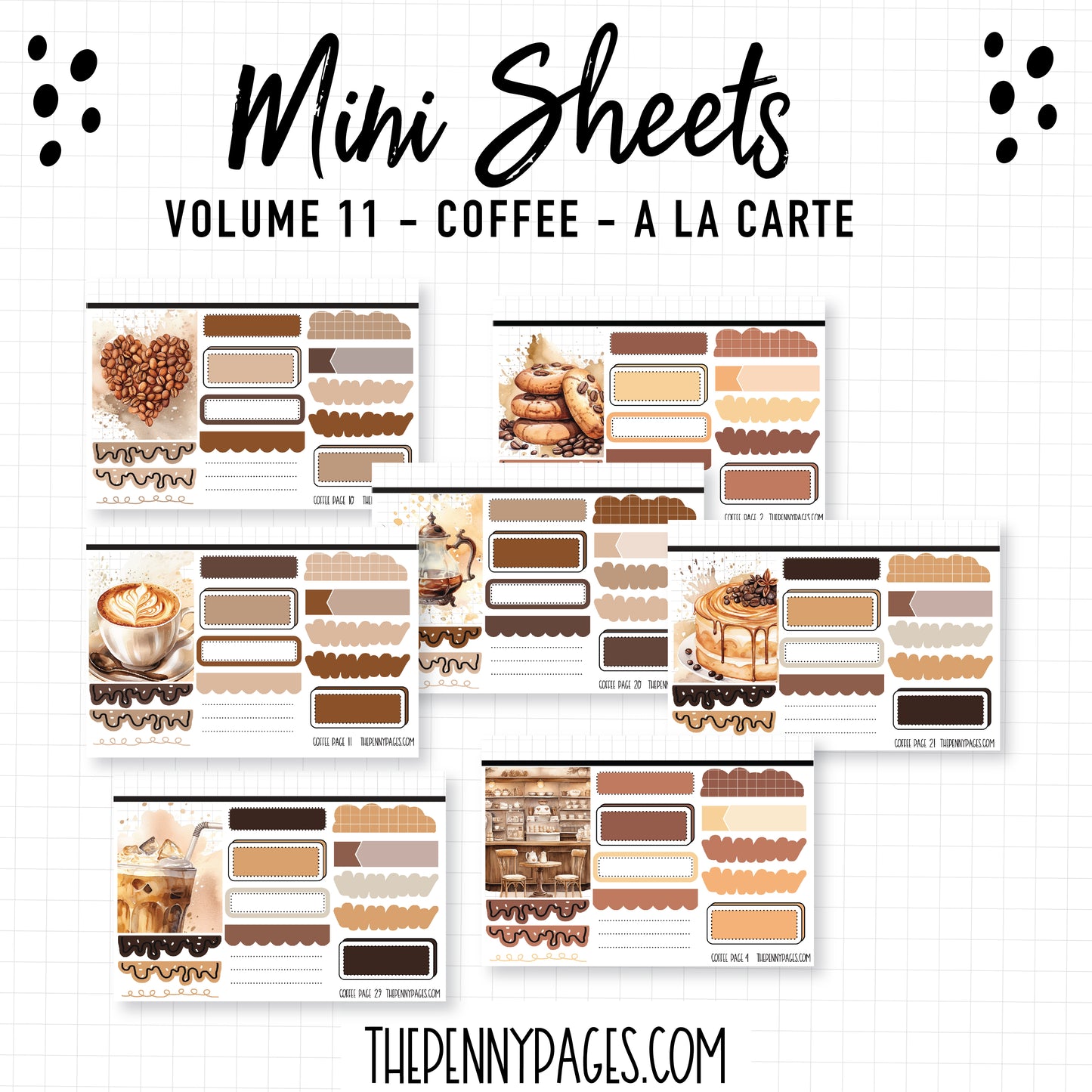 Mini Sheets - Volume 11 - Coffee